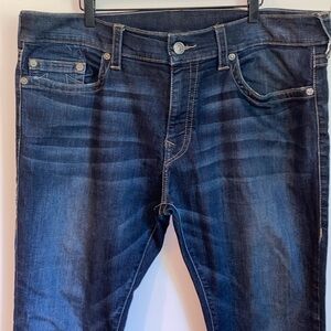 Y2K True Religion Rocco Relaxed Skinny Jeans Size 40/34